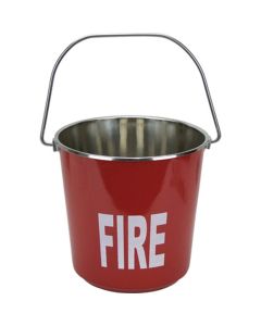 SS FIRE BUCKET PAINTED