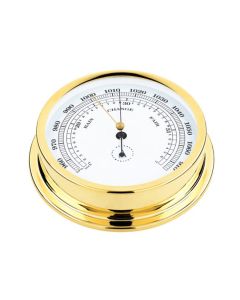 B175D GOLD BRASS NAUTICAL BAROMETER