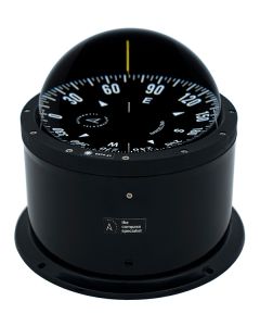 CHE-0073 DECK-MOUNT POWER & SAILBOATS COMPASS 140MM BLK